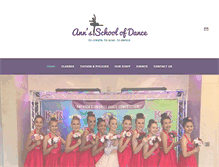 Tablet Screenshot of annsschoolofdance.com